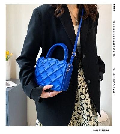 Hong Kong Style Hand-Carrying Blue Bag