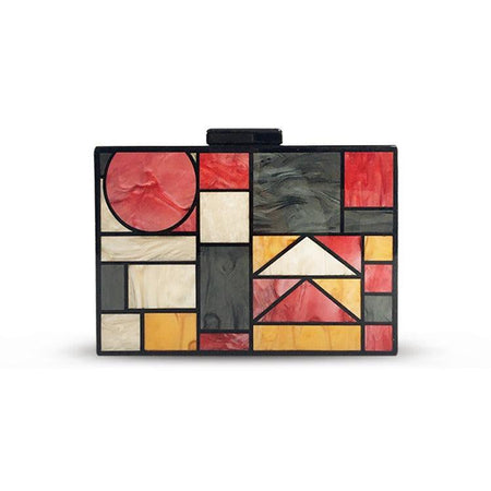 Pochette Mondrian : la quintessence du style minimaliste - CHICAGIRLSHOP